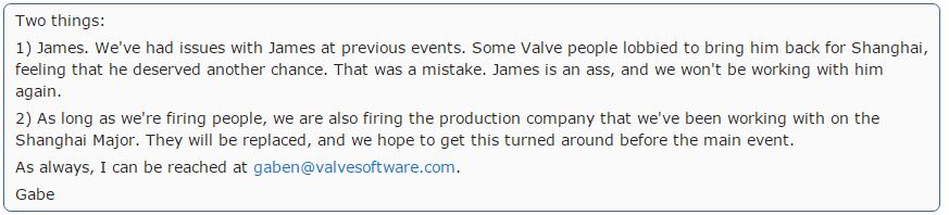 James is an ass: when Gabe Newell fired 2GD on Reddit